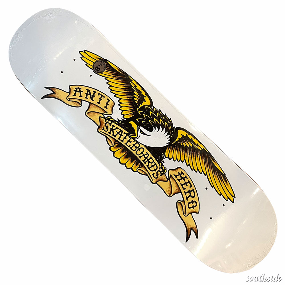 Classic Eagle White 8.75x32.6 Anti Hero Skateboards Deck