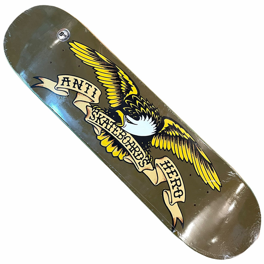 Classic Eagle Brown 8.06x31.9 Anti Hero Skateboards Deck