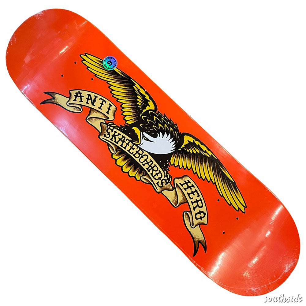 Classic Eagle Orange 9x33.1 Anti Hero Skateboards Deck