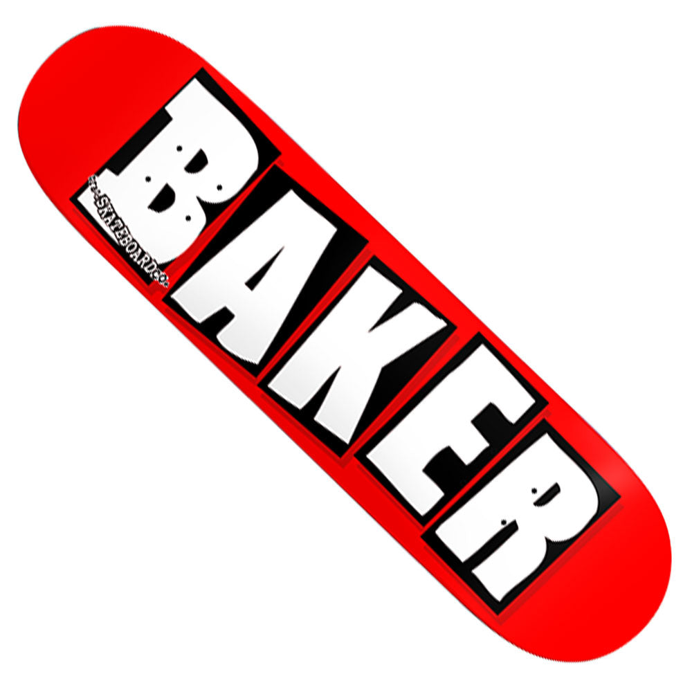 Baker Deck Brand Logo White 8.6x32.3
