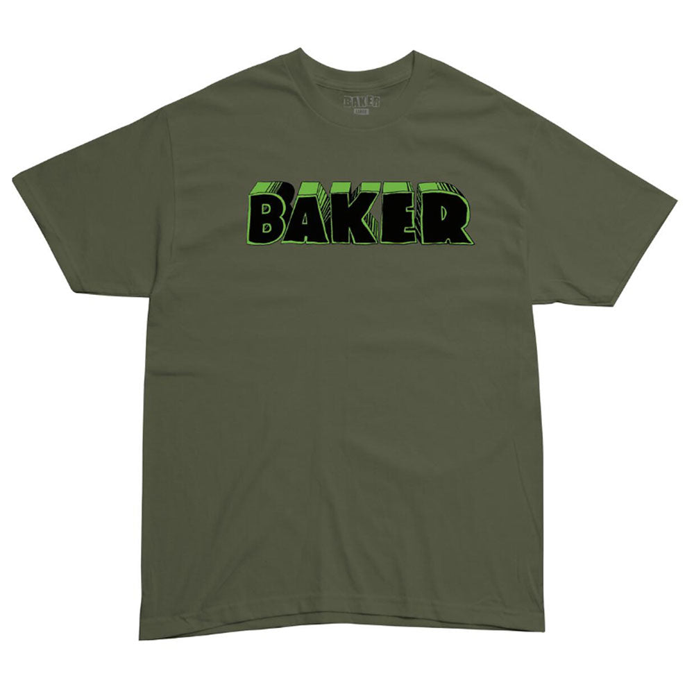 Baker Tee Bold Military Green
