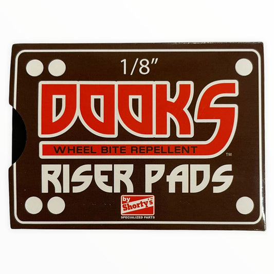 Dooks 1/8 Inch Riser Pad Black - Pair