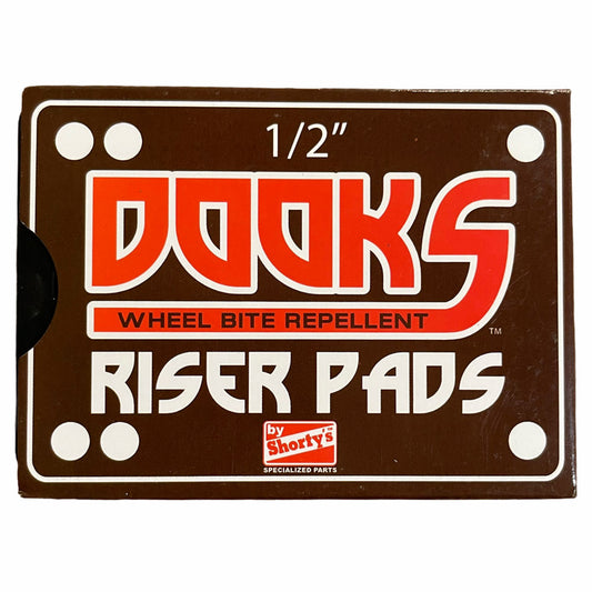 Dooks 1/2 Inch Riser Pad Black - Pair