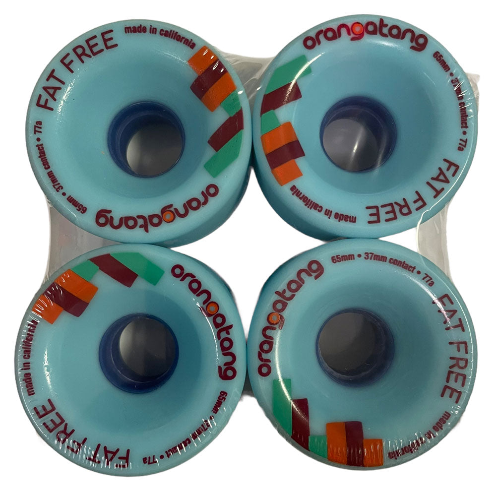 スケートボード Orangatang Fat Free 77a Orangatang Wheels Fat Free 65mm77A Blue – Southside Skatepark