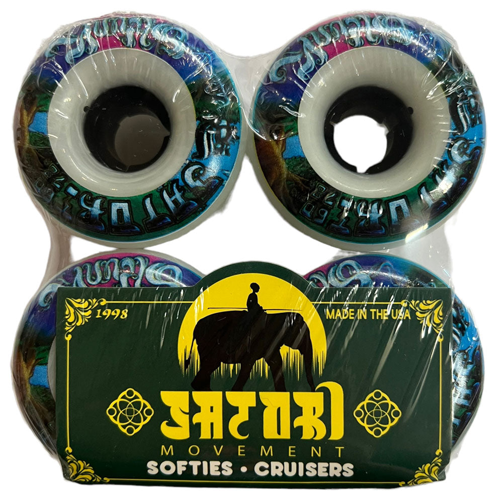 Satori Wheels Classic Goo Balls Skunk 60mm78A White Swirl
