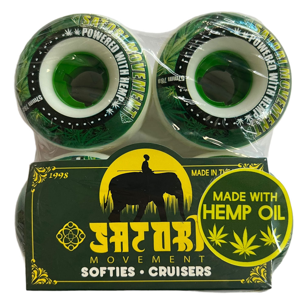 Satori Wheels Hemp Link Cruiser 57mm78A Soft White