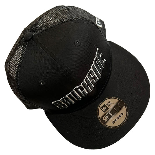 New Era Hat 950 Southside Trucker Black Mesh Snapback Skatepark Skateshop Boardshop