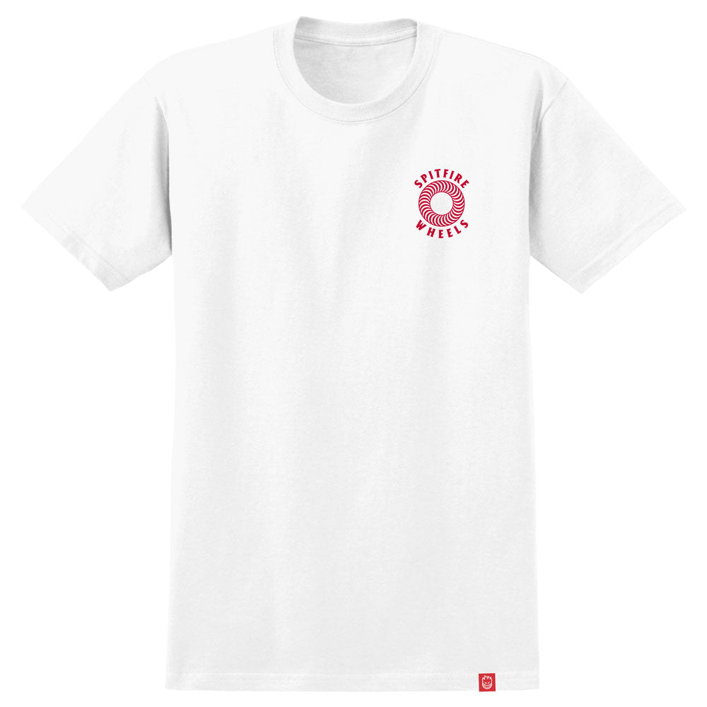 Spitfire Tee YOUTH Hollow Classic White Red