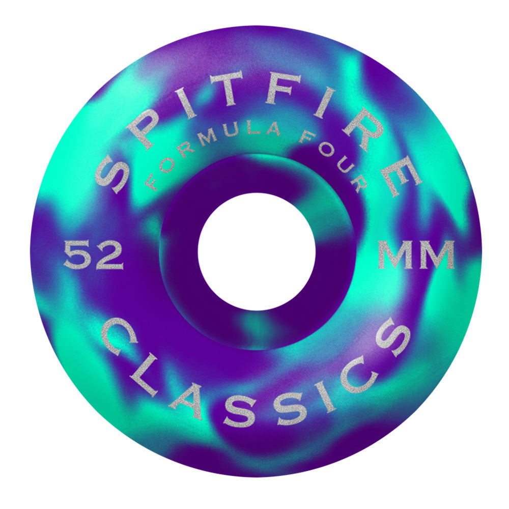 Spitfire Wheels F4 Classic 52mm99A Purple Blue Swirl
