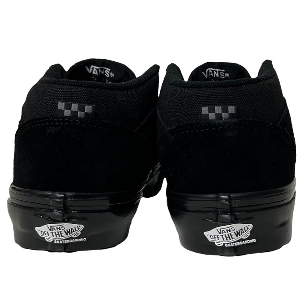 VN0A5FCDBKA Suede Black Half Cab Vans Skate Shoes