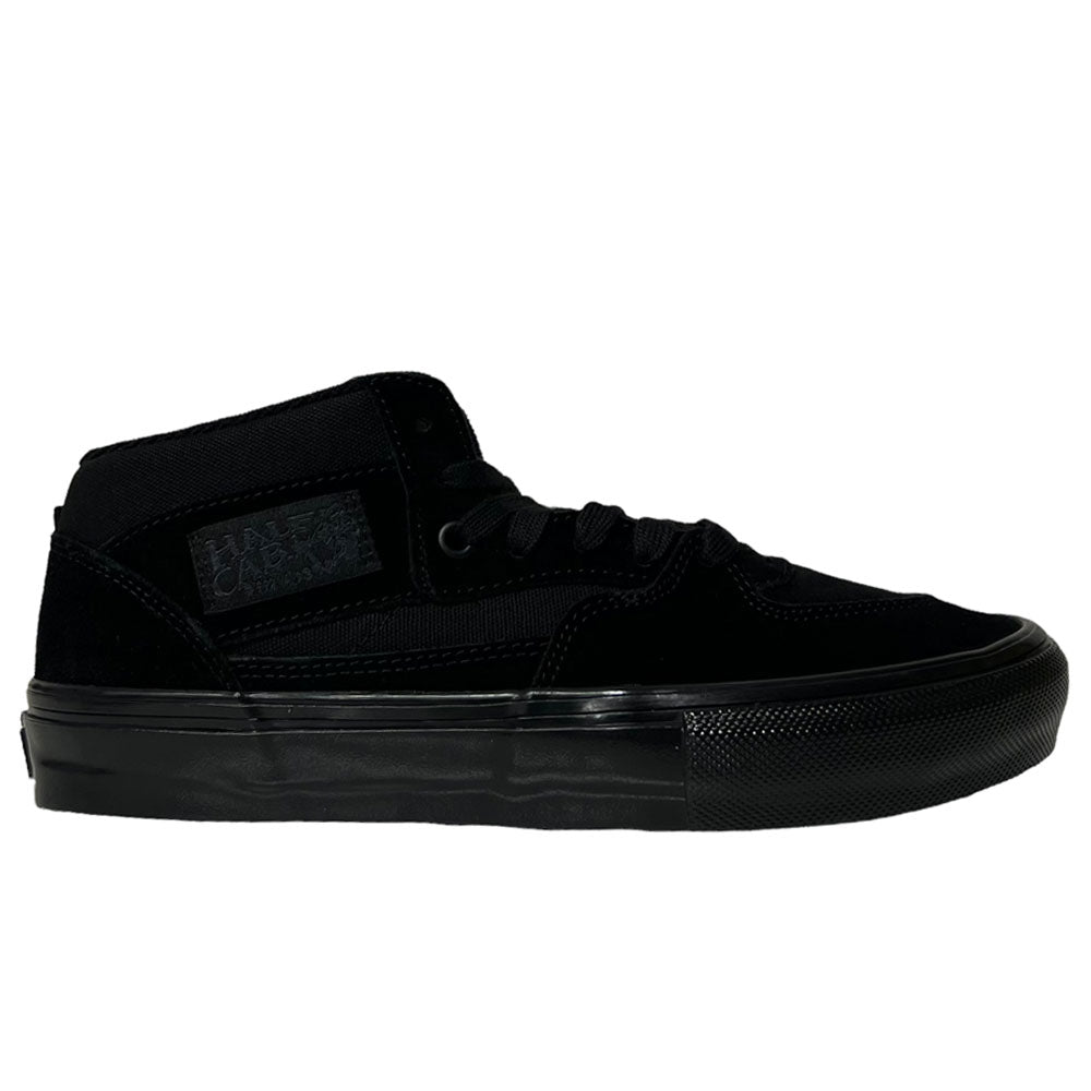 VN0A5FCDBKA Suede Black Half Cab Vans Skate Shoes