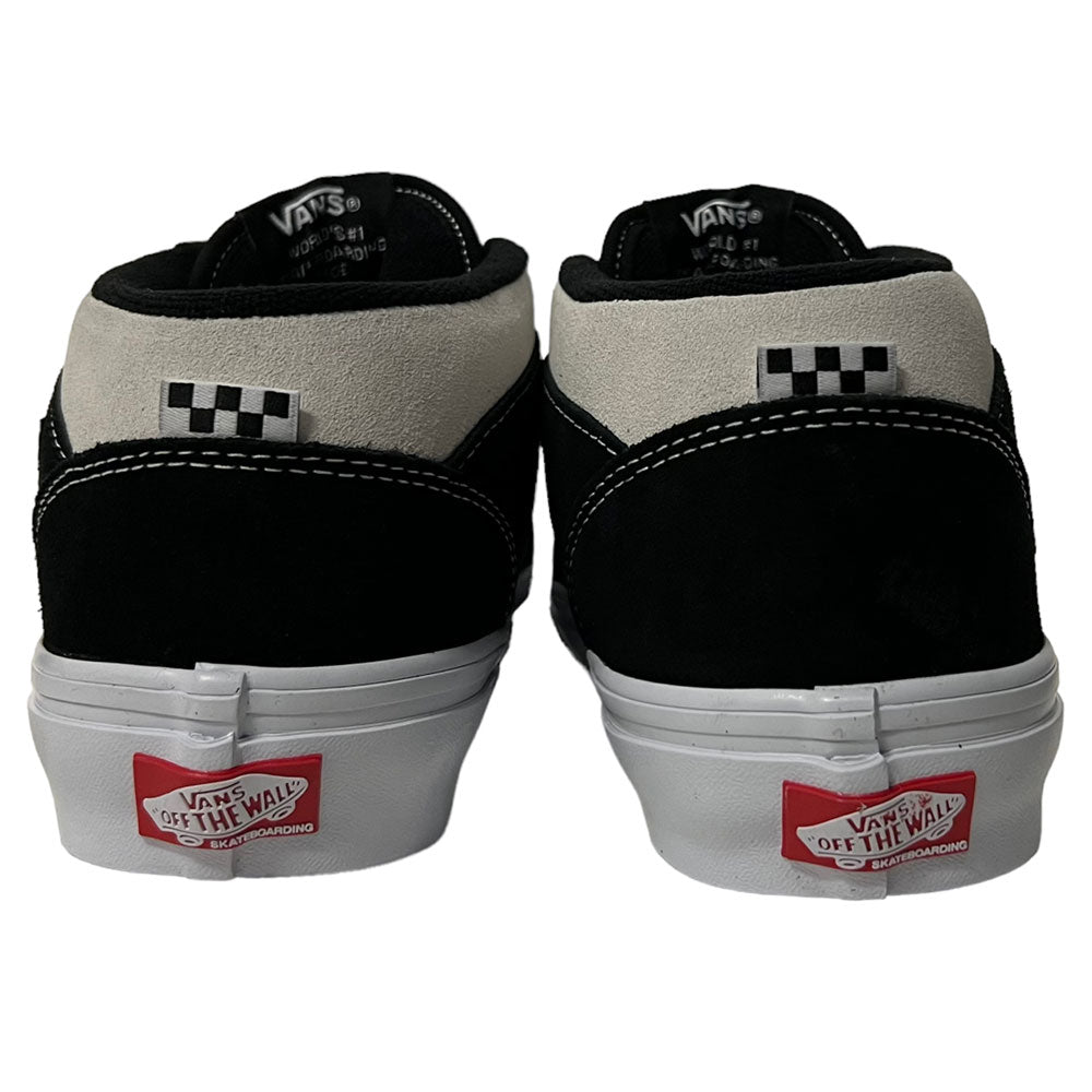 Vans Skate Half Cab Black Marshmallow Suede Shoes