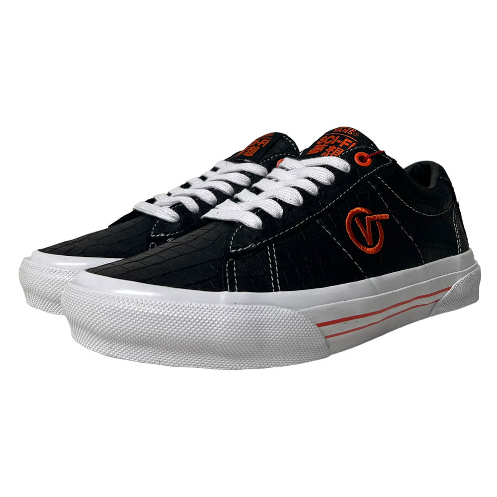 Vans Skate Sid VCU Sci-Fi Fantasy Black Leather Shoes