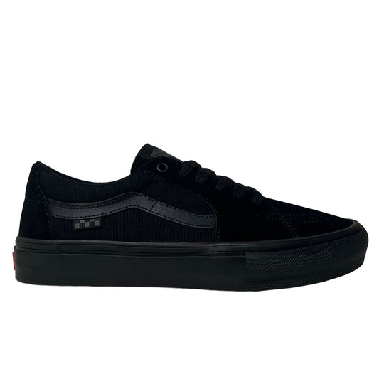 Vans Sk8 Low Black Black Suede Shoes VCU