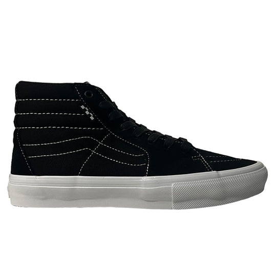 Vans Skate Sk8 HI Essential Black Suede Shoes VCU