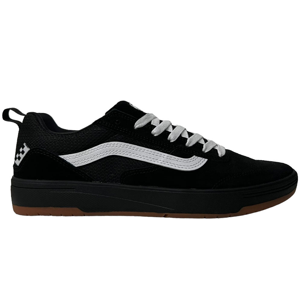 Vans Skate Zahba Zion Wright Black White Suede Shoes